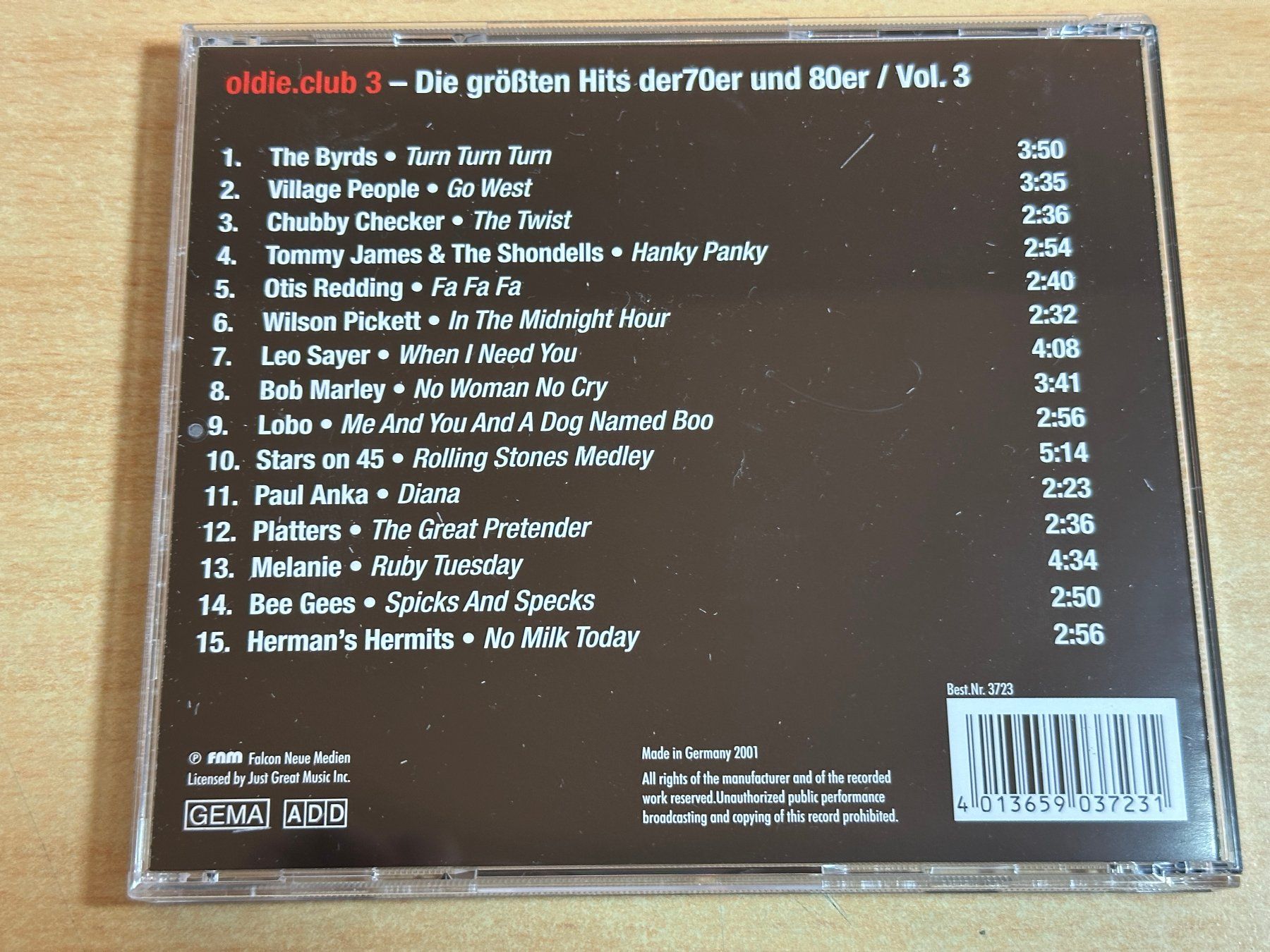 CDs: Various – Oldie.club 3 – Gebraucht aus Rikon im Tösstal von Alpenmutz 5