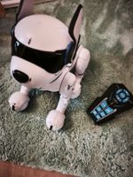 Roboterhund ferngesteuert weiss schwarz gebrauchter Zustand