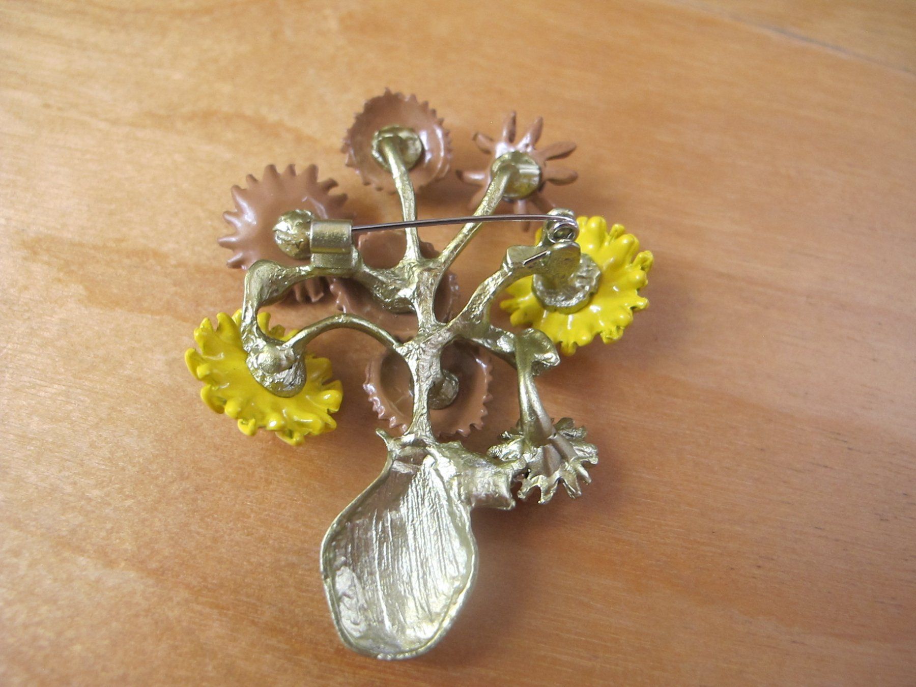 Broschen & Nadeln: Grosse Brosche Blumenstrauss – Neu (gemäss Beschreibung) aus Löhningen von Chimae67 3