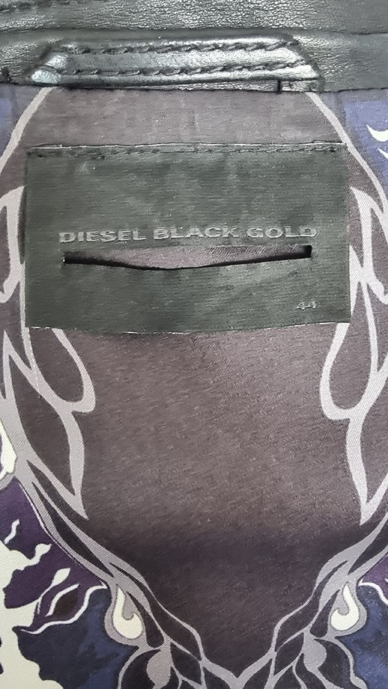 Diesel Giacche: Damen Lederjacke-Diesel Black Gold – Nuovo (secondo la descrizione) da Pfäffikon SZ venduto da hrs_k2tn 6