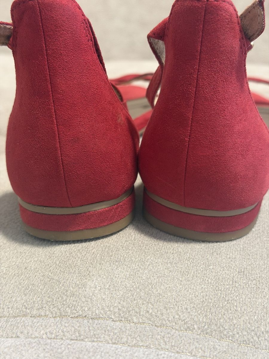 Tamaris Scarpe da donna: Rote Tamaris Sandalen Gr. 41 – Usato da Elsau venduto da isidobrany09 1