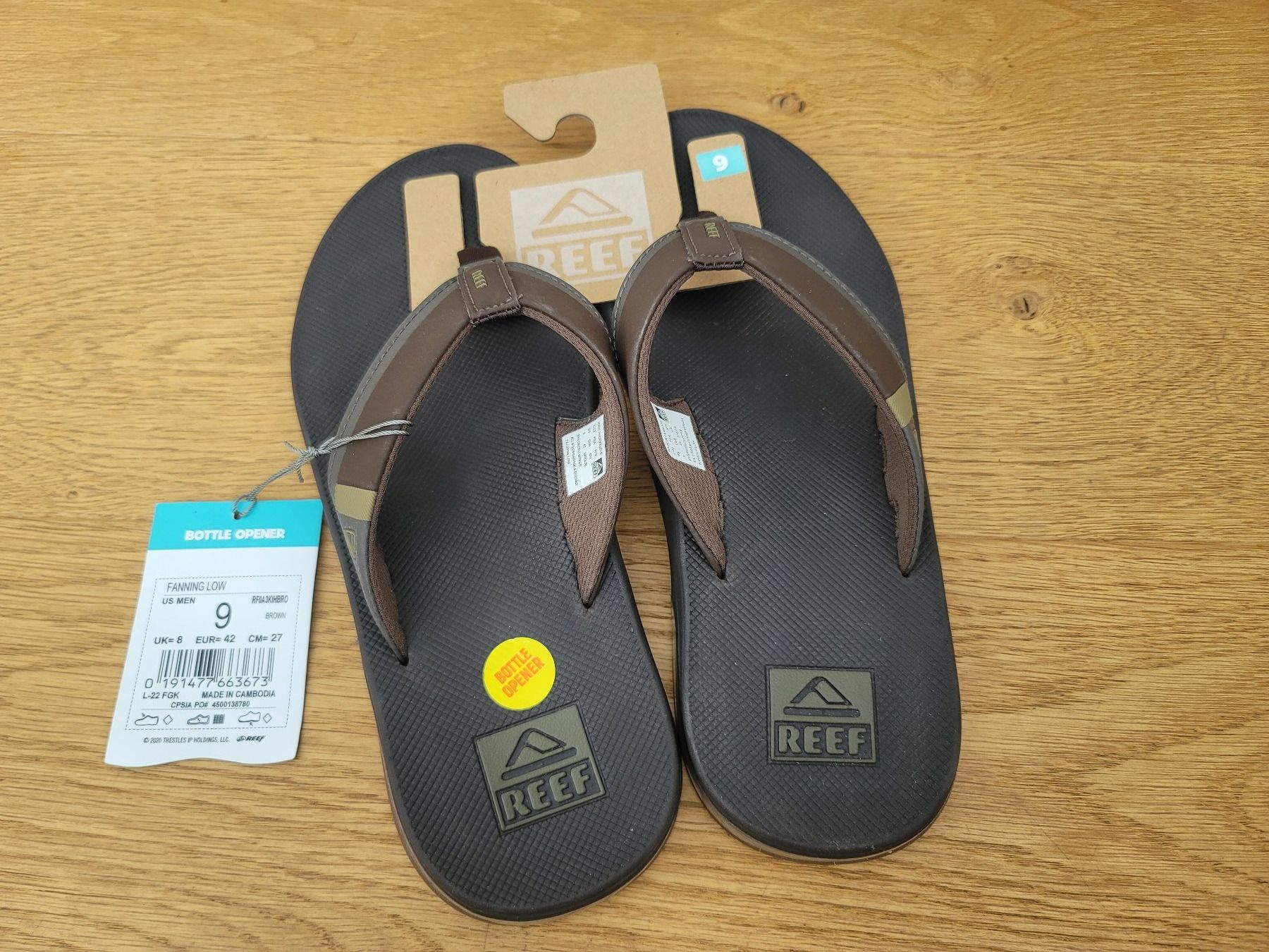 Scarpe da uomo: REEF - Flip-flop mit Flaschenöffner, Gr. EU42/US9 – Nuovo e nell'imballaggio originale da Schwanden GL venduto da sasusy 2