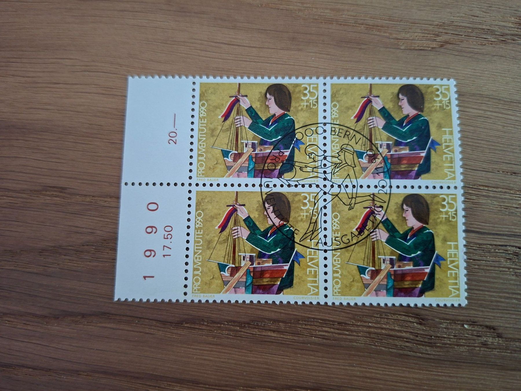 Tutti i francobolli: 4er Blocks: Pro Juventute 1990 – Nuovo (secondo la descrizione) da Hinterkappelen venduto da 1399 2