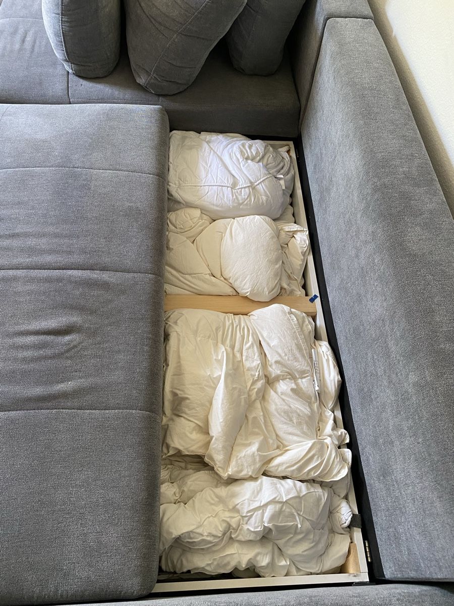 Divani: Graues Ecksofa mit Bettfunktion & Stauraum – Usato da Zürich venduto da NiTo2021 3