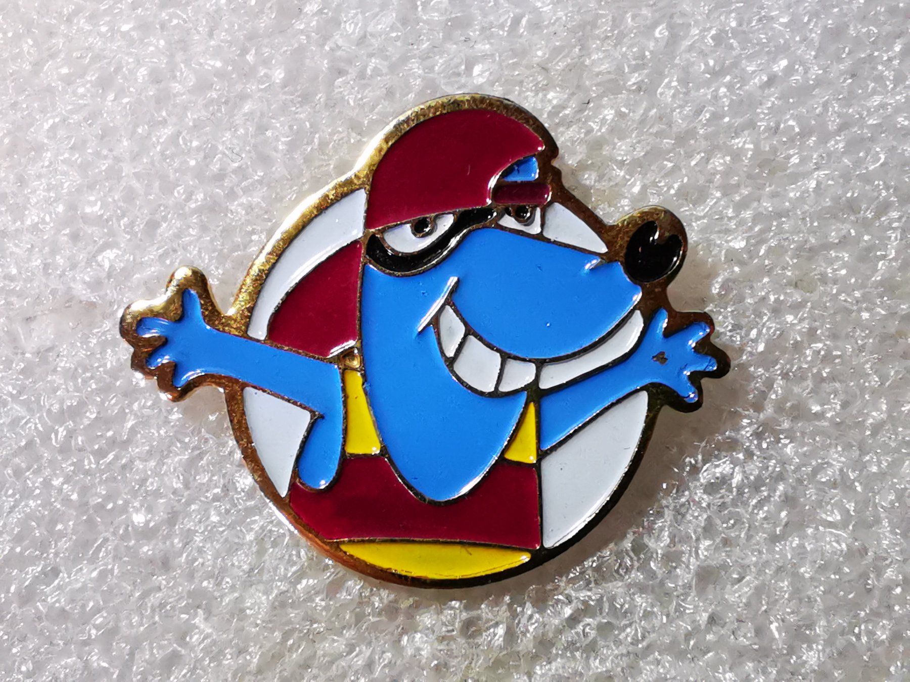 Placchette & Badge: Ansteckpin 38: Migros Lillibiggs – Usato da Oppligen venduto da Pin-Fall-Shop