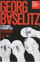 Plakat Georg Baselitz Ausstellung in London 2007