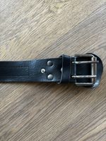 Schicker Vintage SIXTY Ledergürtel, Schwarz, Top Zustand!