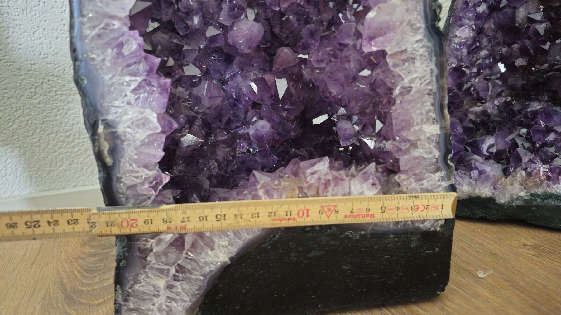 Minerali & Pietre curative: Amethystdruse mit Calcit – Nuovo (secondo la descrizione) da Neu St. Johann venduto da HeyThere90 2