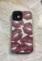 iPhone 13 Hülle Kiss Case Schwarz Rot ❤️💋