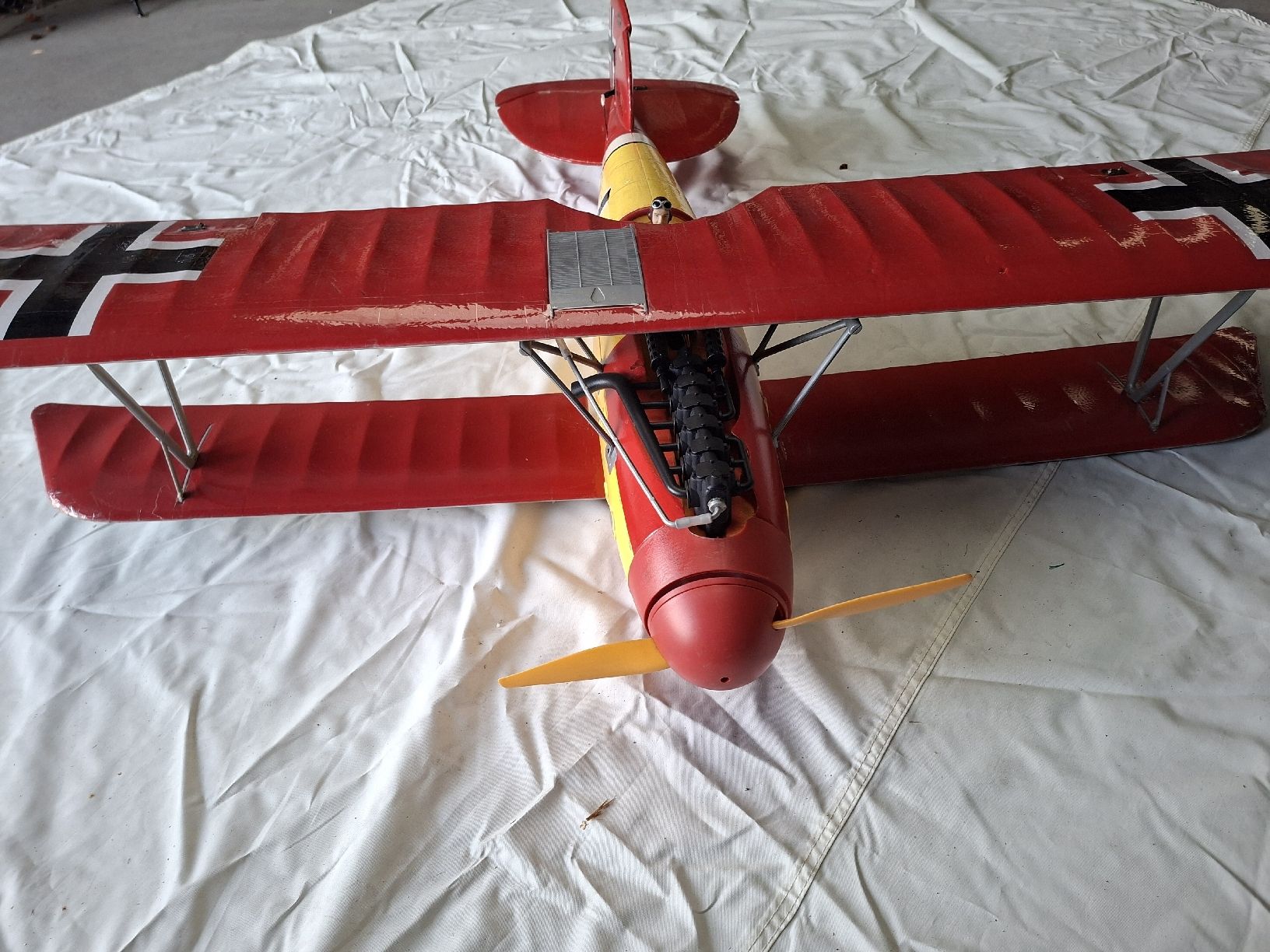 Modellbausätze & Standmodelle: RC Modellflugzeug Doppeldecker Albatros – Gebraucht aus Kallern von Slobsen 4