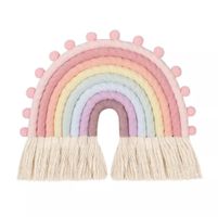 Makramee Regenbogen Color Wandbehang NEU