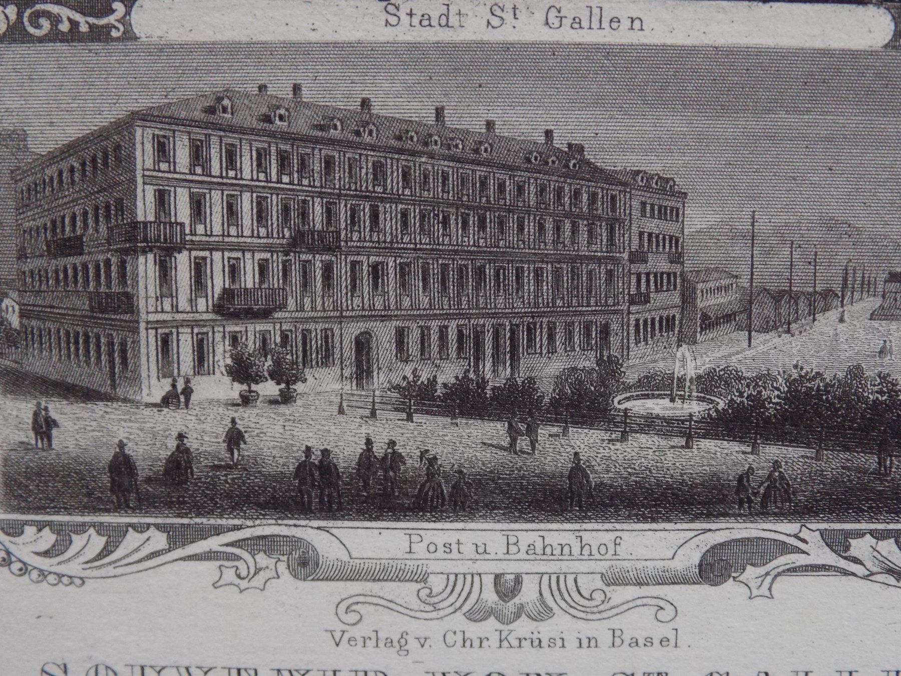 Stiche: St.Gallen Souvenirblatt – Gebraucht aus Risch von Rischli15 9