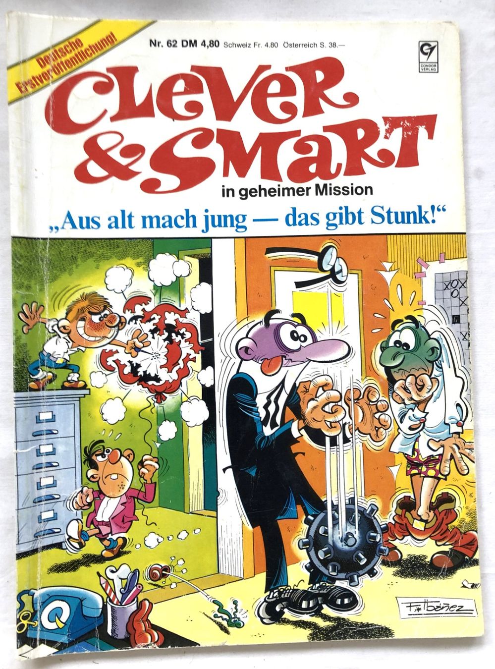 Fumetti: CLEVER & SMART - Nr.62 - 1.Auflage – Usato da Schaffhausen venduto da durruti