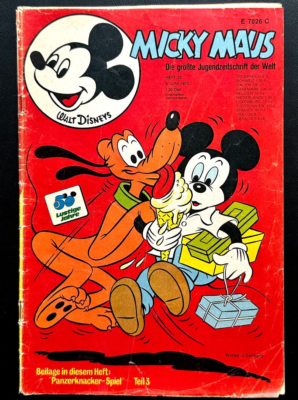 BD: Mickey Maus Nr. 23  9.6.1973 – D'occasion à Seltisberg par quadartswiss