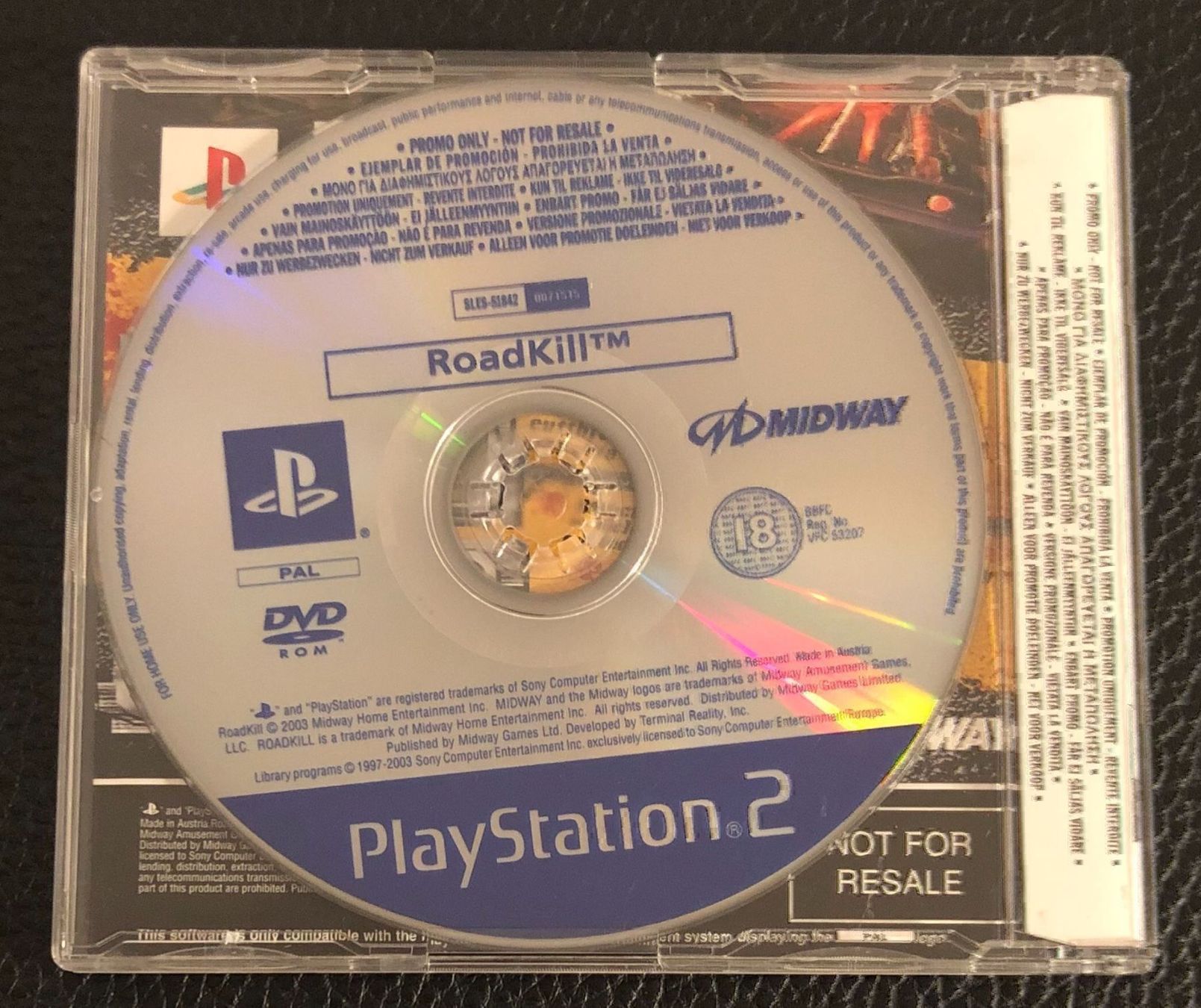 Sony Giochi: Road Kill Sony PS2 Promo – Usato da Kestenholz venduto da Naruto_01 1