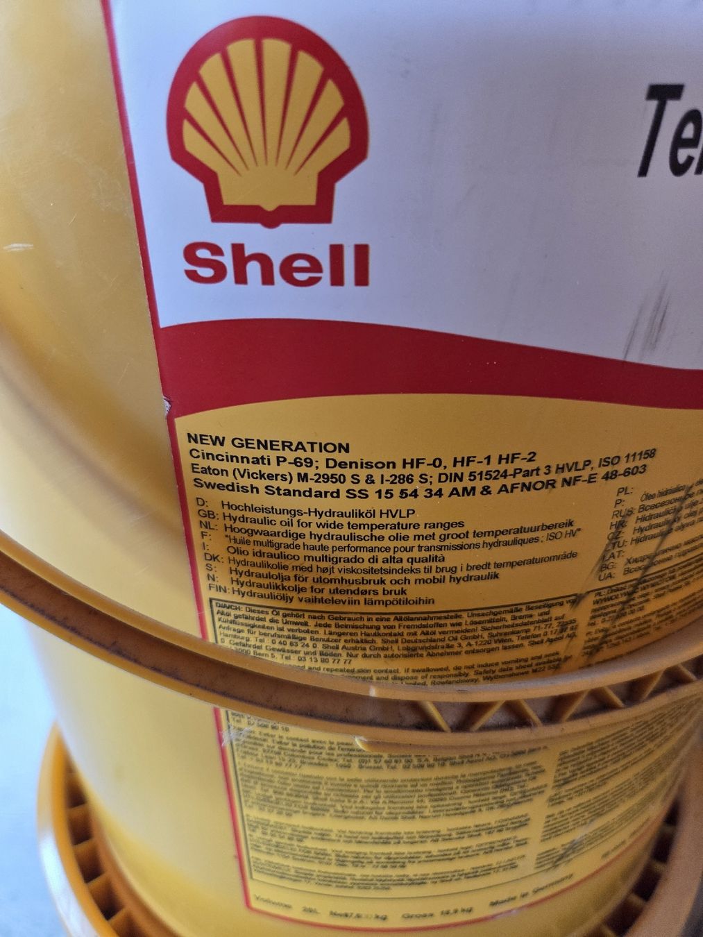 Shell Öl und Additive: Shell Tellus Oil T 68 Hydraulikoel 20L – Neu (gemäss Beschreibung) aus Oberbalm von cwittwer 1