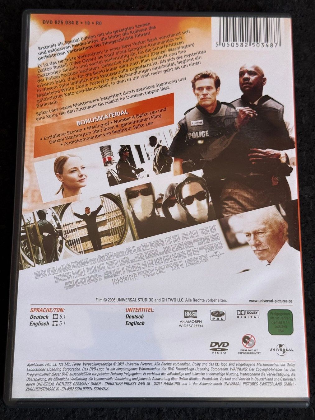 Tous les DVDs: Inside Man Special Edition DVD DE/EN – D'occasion à Fribourg par tschjoly 1