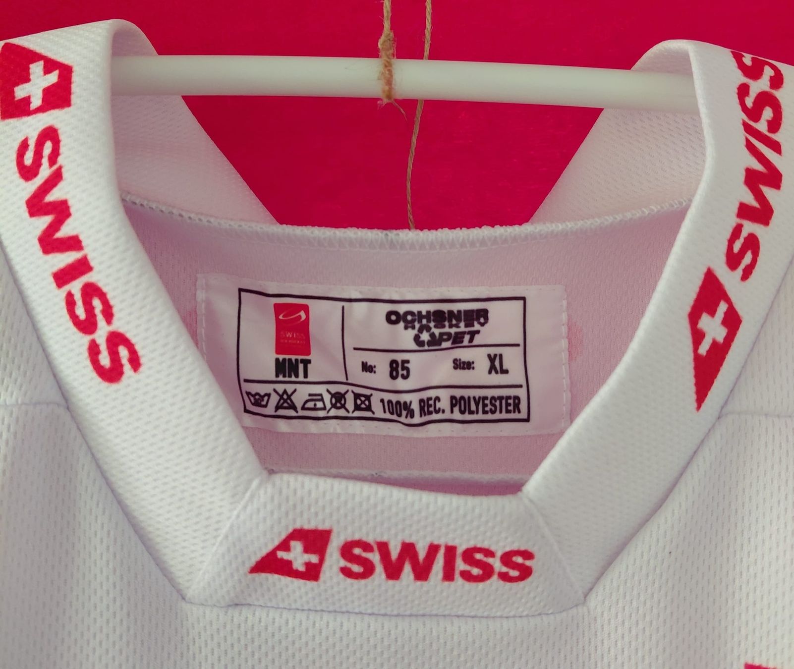 Schweizer Nati Canottiere & Pantaloni: Swiss Eishockey Trikot Andrighetto – Usato da Wilen b. Wollerau venduto da Sousi82 8