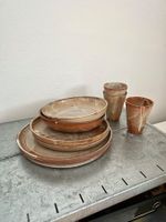 Keramik Geschirr Set, handgedreht