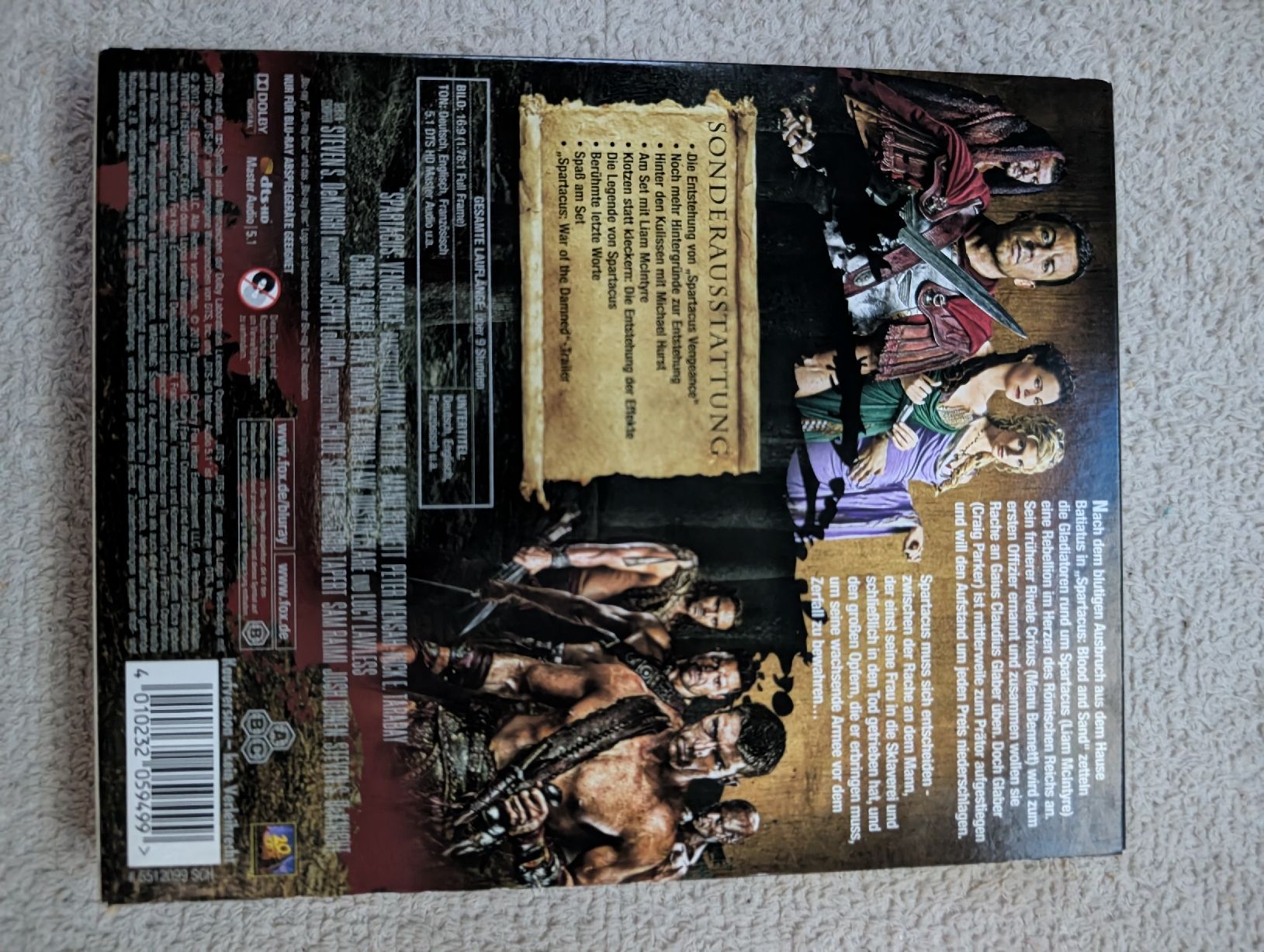 Tutti i DVDs: Spartacus Vengeance Complete Season 2 Blu-ray Disc – Usato da Hünenberg See venduto da SpecialEditionGaming 1