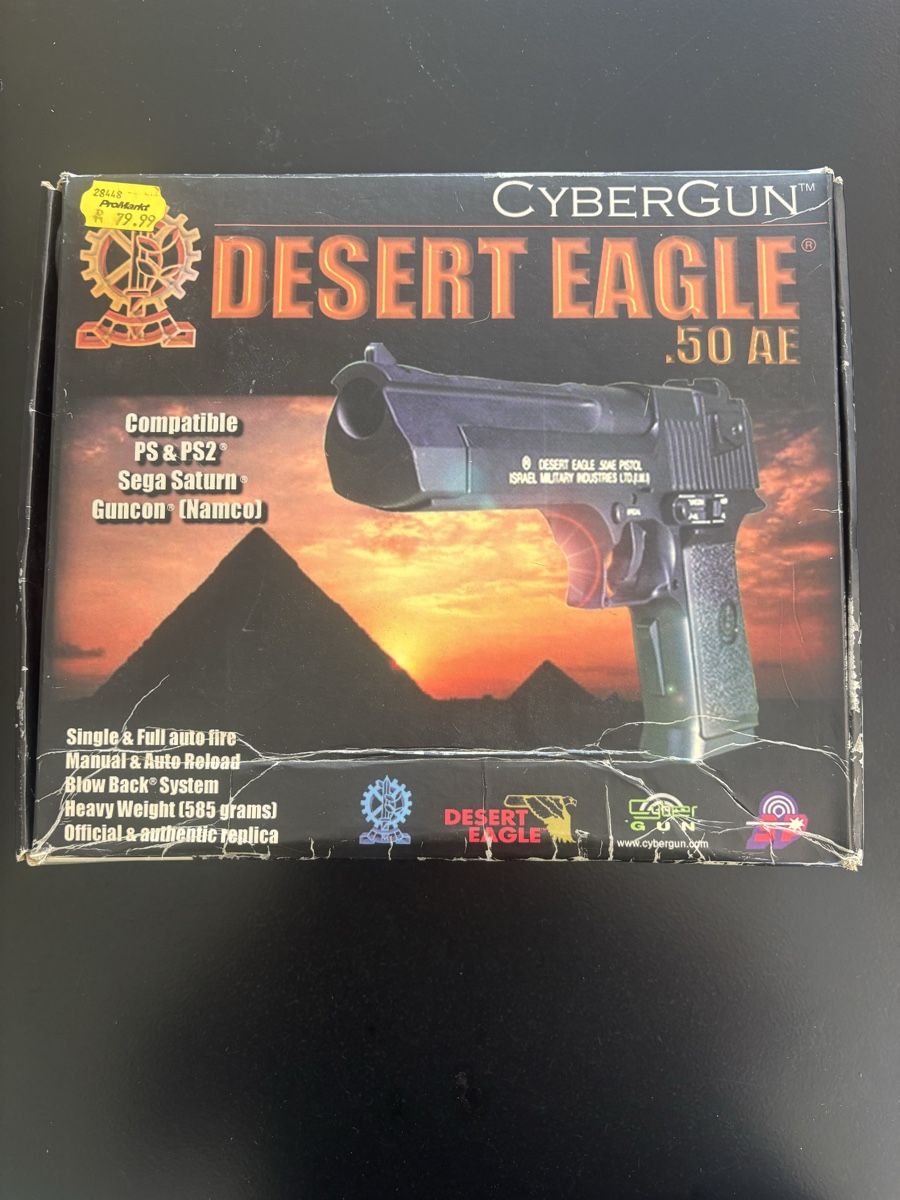 Manettes: Lightgun Desert Eagle .50 AE  PS2 und Sega Saturn  – D'occasion à Volketswil par 1970rog