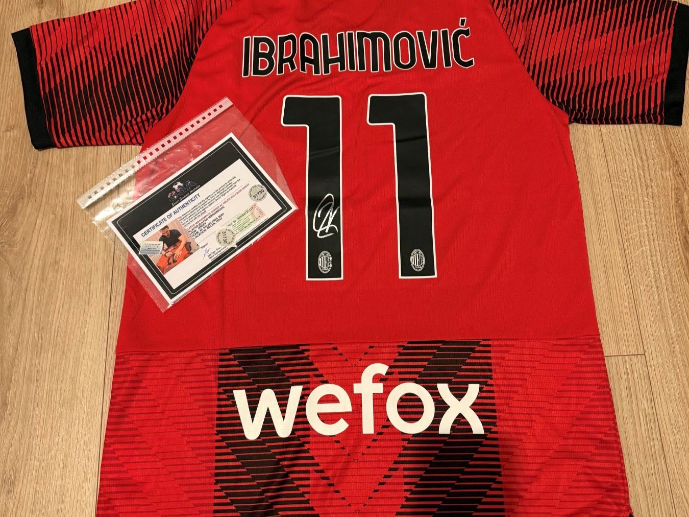 Maillots de corps & Pantalons: Zlatan Ibrahimovic Shirt - Signed - Authenticated by SSA – D'occasion à Chiggiogna par TheLegend88 3