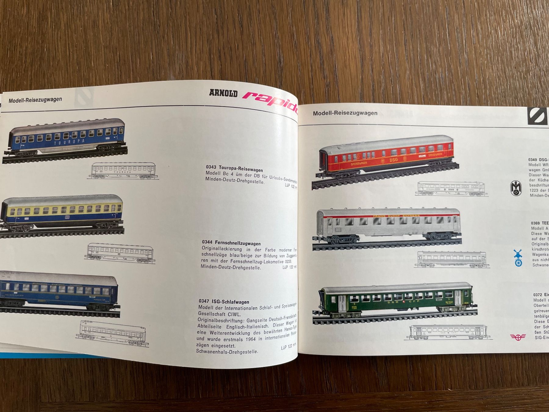 Arnold Modellini di ferrovie: ARNOLD rapido Modellbahn Katalog 1966/67 – Usato da Rorschach venduto da Karotten 2