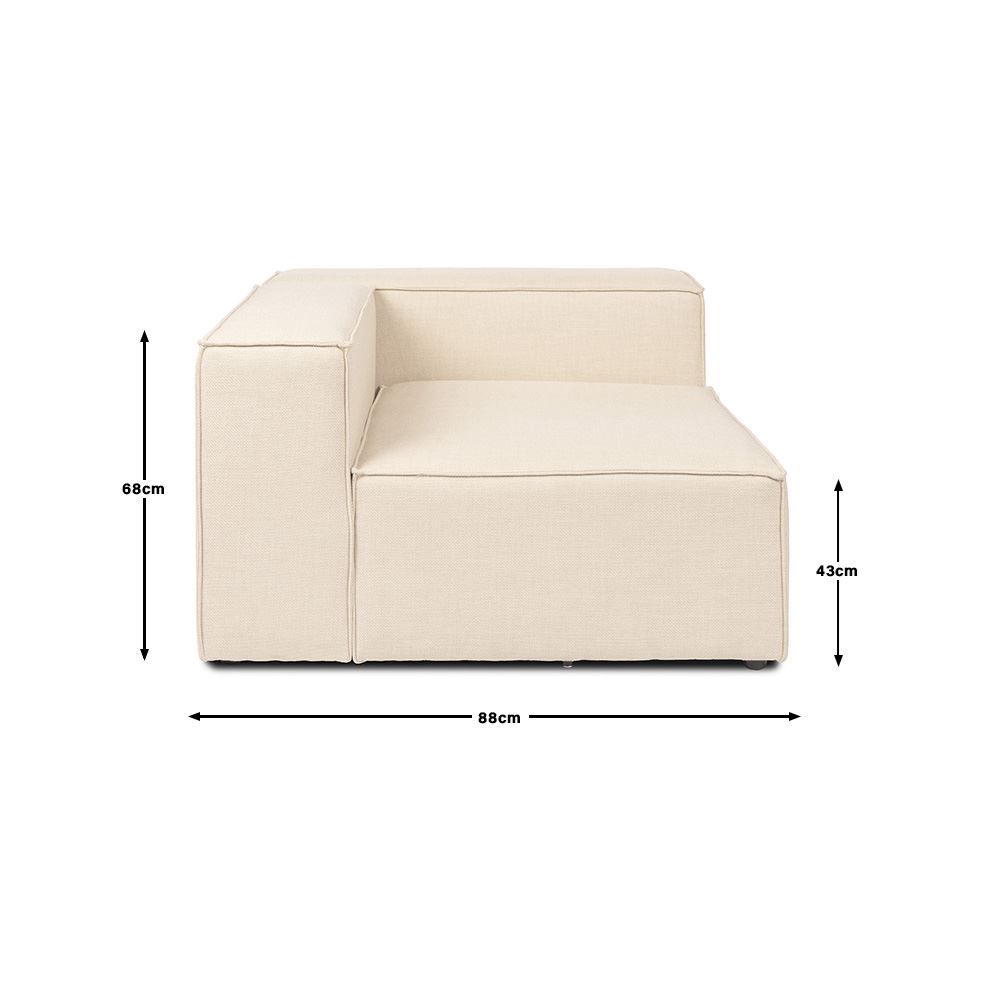 Divani: 20452 - Modulares Sofa VANES Linkes Ecksofa - beige – Nuovo e nell'imballaggio originale da Wallenwil venduto da toesstal-vertrieb 5