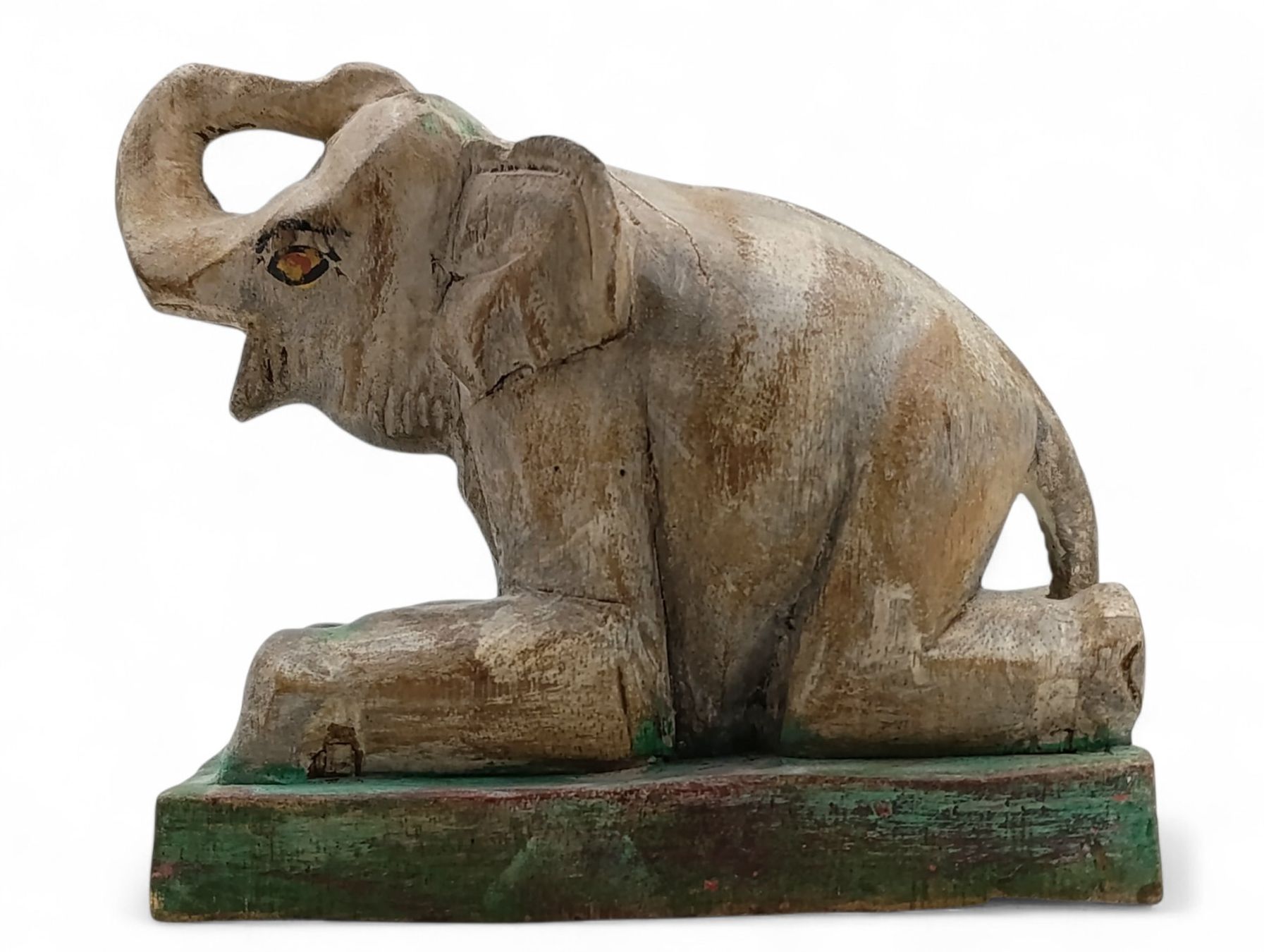 Statuette: Antike Indische Holzfigur 19 Jh. – Usato da Hochfelden venduto da Relict 2