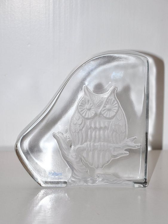 Altro in Decorazioni & Accessori: Buchstütze Glasfigur Eule von NYBRO Sweden – Nuovo (secondo la descrizione) da Zürich venduto da dece17 2