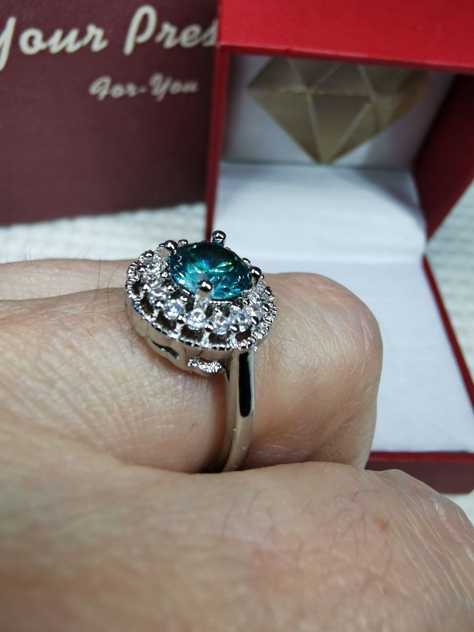 Anelli: Bague avec zircons – Nuovo e nell'imballaggio originale da Reconvilier venduto da Tsma67 9