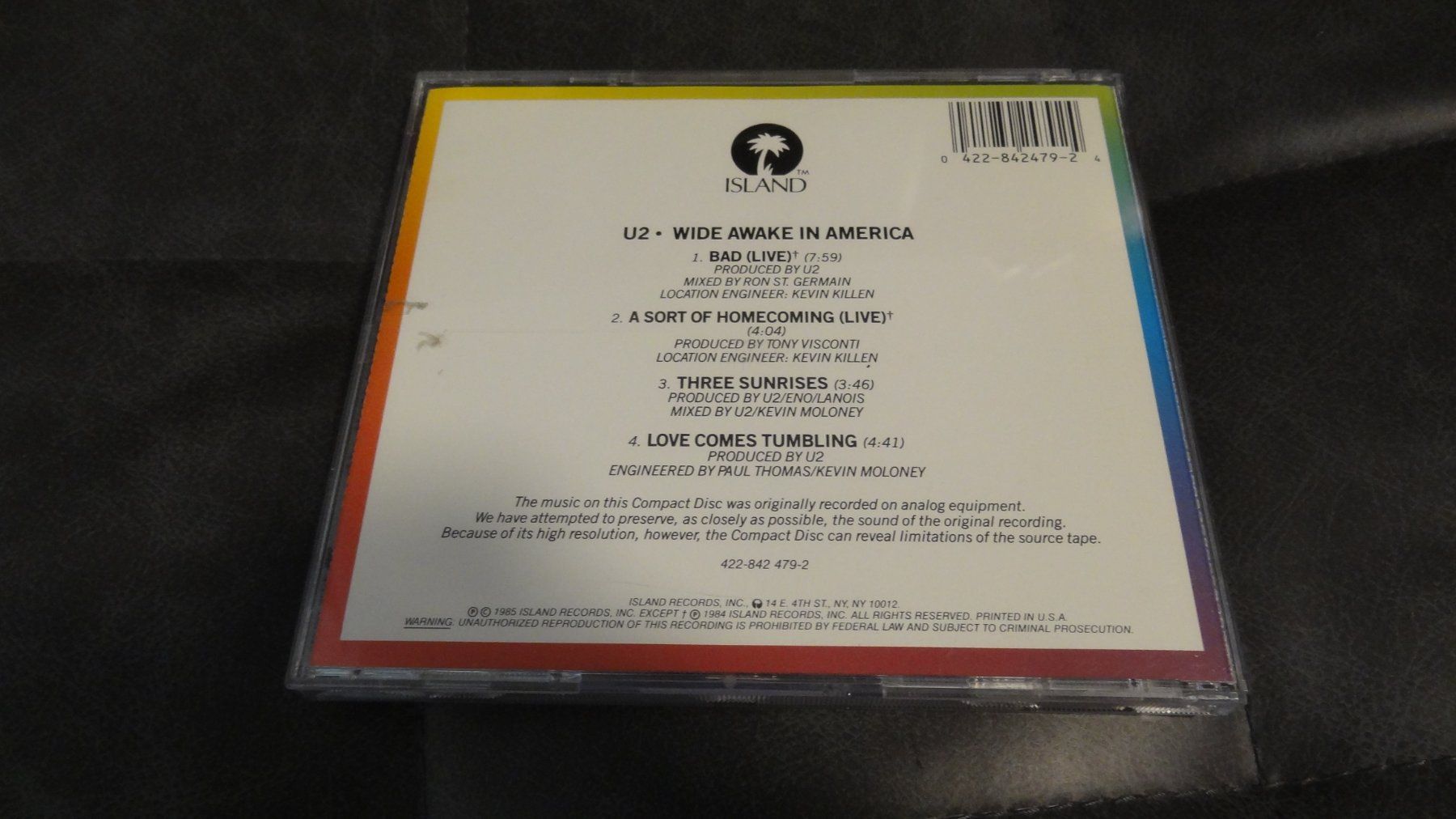 CD: U2 - Wide Awake in America CD – Usato da Olten venduto da Disc-Ausverkauf 1