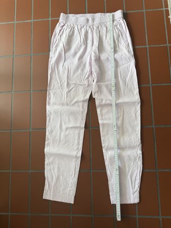 Baumwolle Hosen Zartrosa. Gr.S