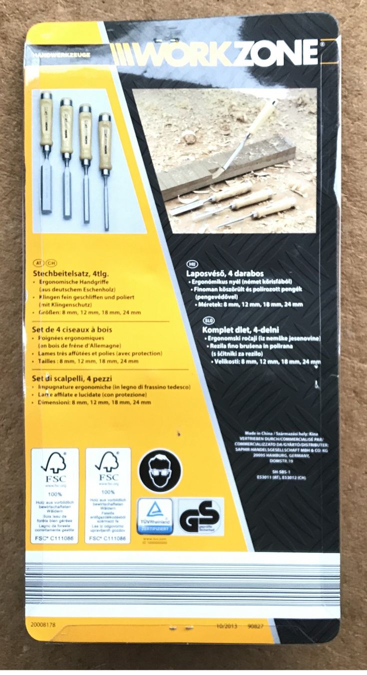 Tutti gli attrezzi: STECHBEITELSATZ 4TLG.. NEU UND ORIGINALVERPACKT – Nuovo e nell'imballaggio originale da Ostermundigen venduto da Kari1937 1