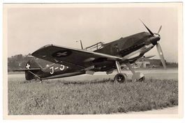 Karte Messerschmitt Schweiz. Luftwaffe