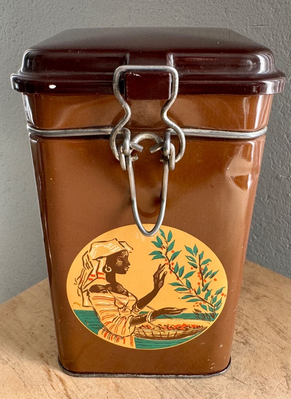 Pots: Alte Kaffee Blechdose DENNER - Hermet Vorratsdose – D'occasion à Rothrist par Luckywinner 1