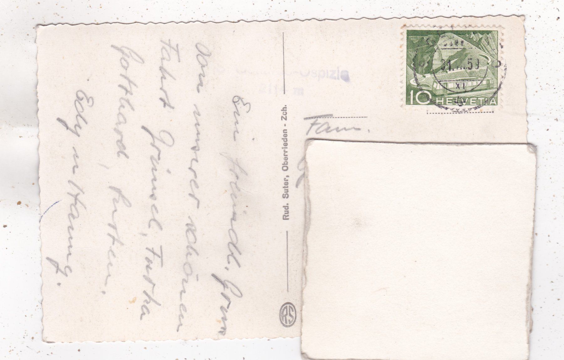 Cartoline postali: Gotthard Hospiz alte Autos – Usato da Herisau venduto da Lisegrat2008 1