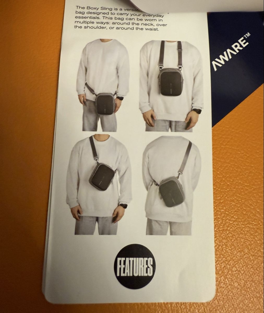 Borse: XD Design Boxy Sling Backpack - Navy – Nuovo e nell'imballaggio originale da Zürich venduto da Fabrizio1978 9