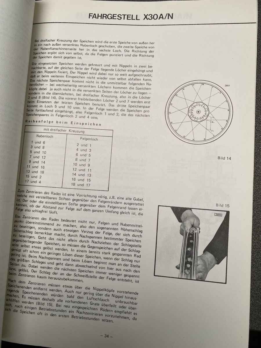 Puch Ciclomotori: Puch Original Handbuch X30 A/N – Usato da Schwadernau venduto da Spitz64 6