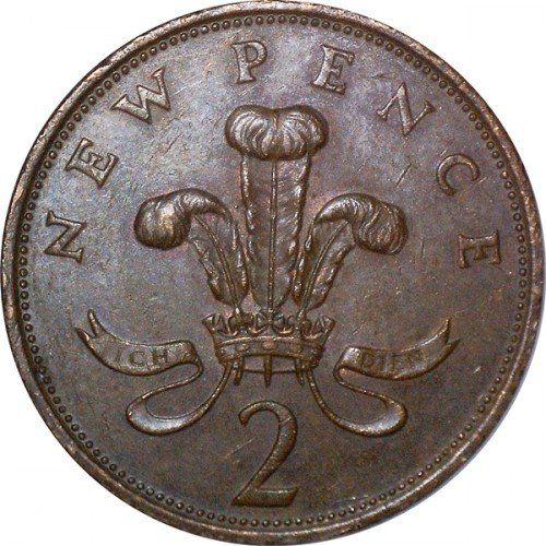 Tutti le monete: 2 New Pence Grossbritanien 1971 – Usato da Kriens venduto da TSCH1