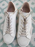 ZERO CENTCINQ O'105 Sneaker weiss gold Gr.39 - Neuwertig!