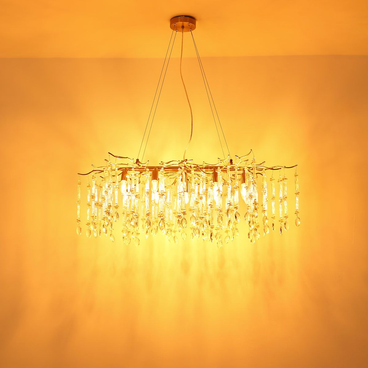 Lampadari & plafoniere: Pendelleuchte, Gold, 150 cm x 60 cm – Nuovo (secondo la descrizione) da Kreuzlingen venduto da Smart-Light 1
