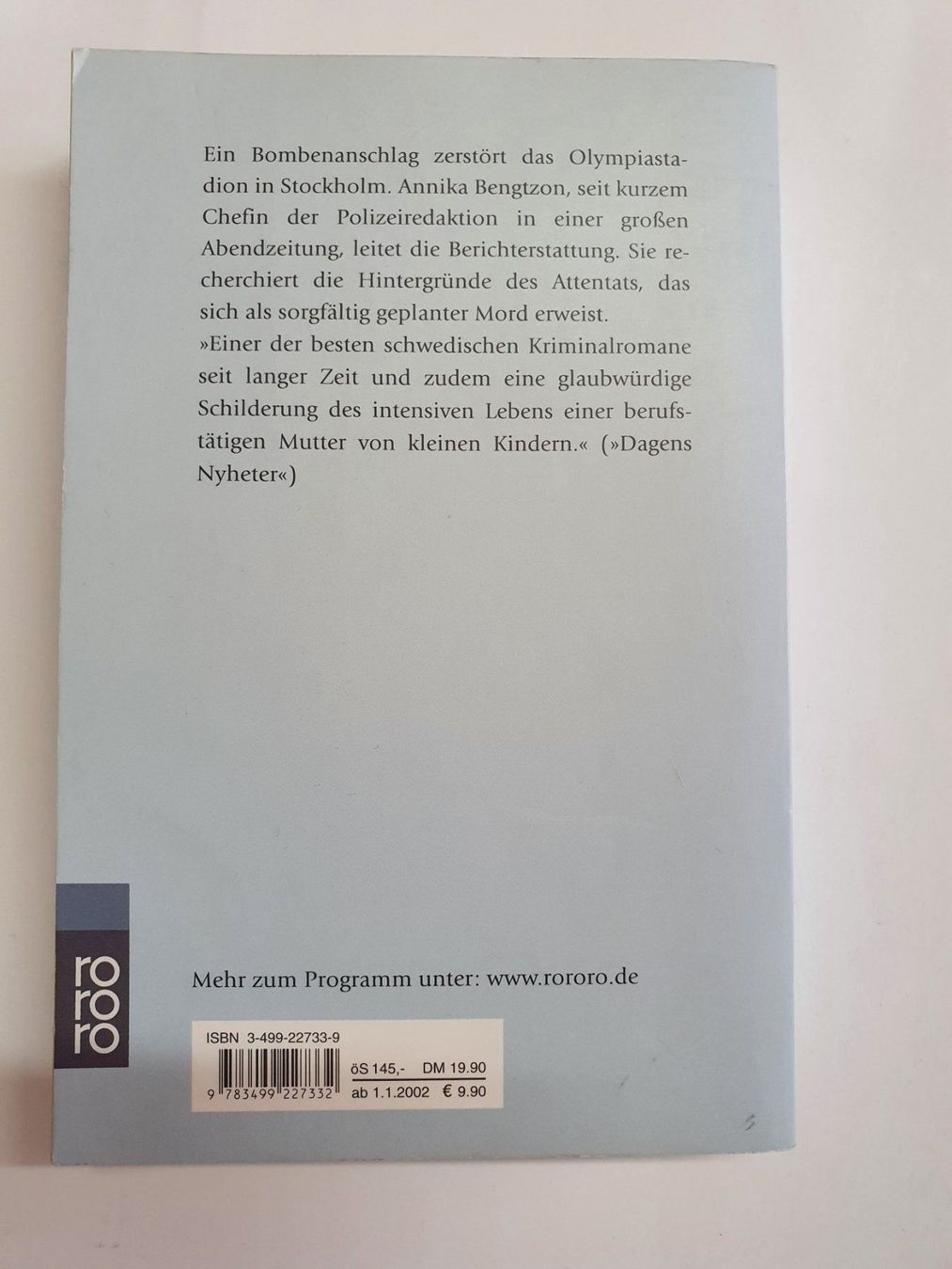 Libri: Liza Marklund - Olympisches Feuer – Usato da Oberdorf BL venduto da BaldenEagle 1