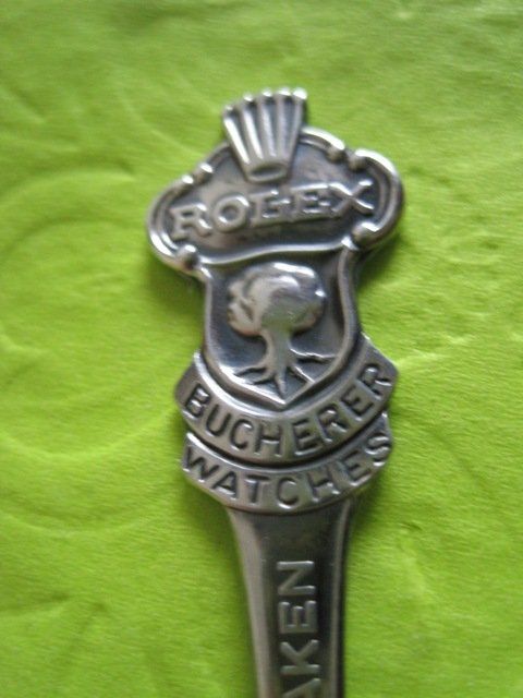Cucchiai: ROLEX BUCHERER SILBER-MOKKALÖFFEL "INTERLAKEN" – Usato da Zürich venduto da Fredor01 3