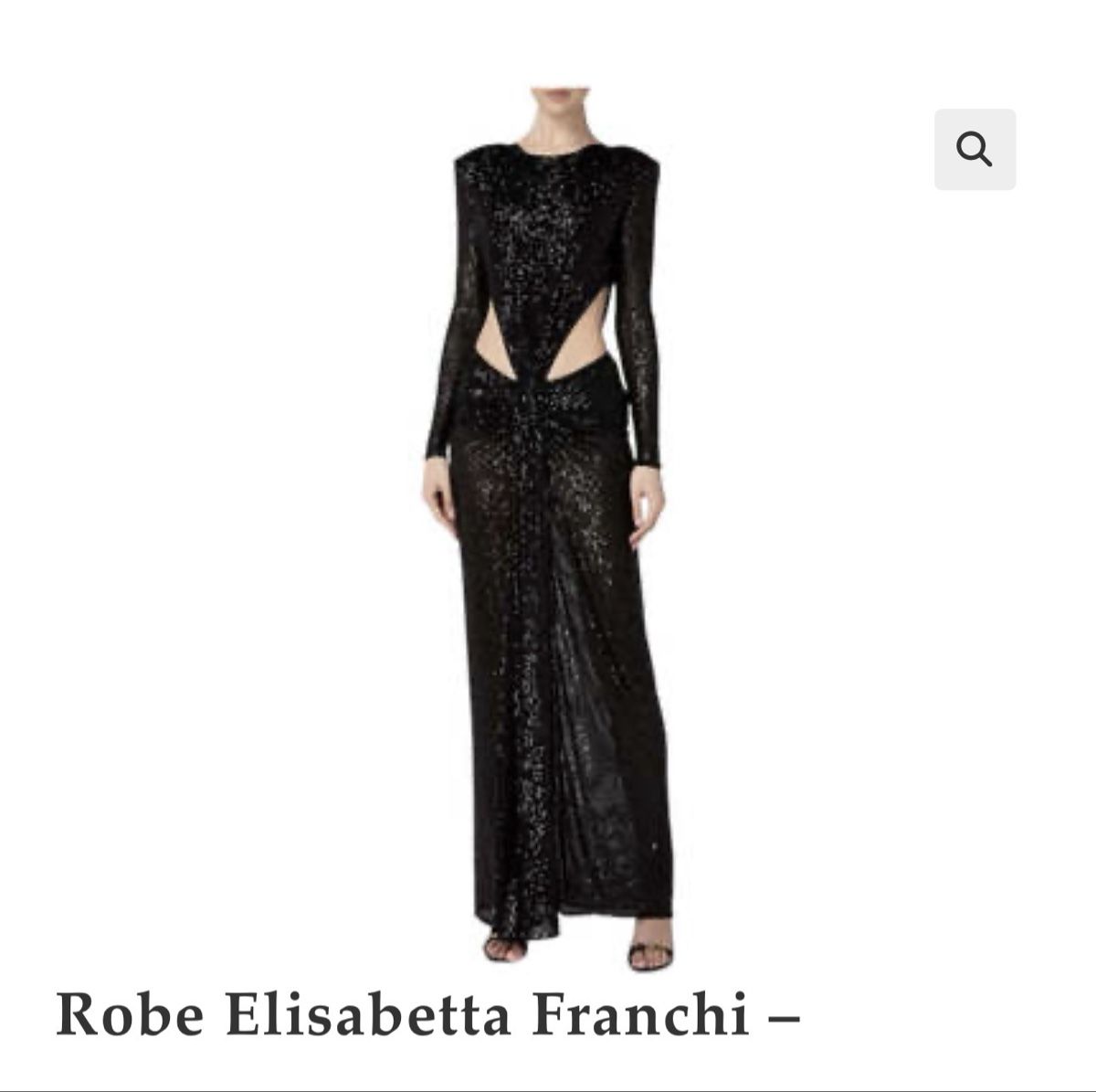 Franchi Vestiti: Elisabetta Franchi Abendkleid mit Pailletten – Nuovo (secondo la descrizione) da Küssnacht am Rigi venduto da anihihi 7
