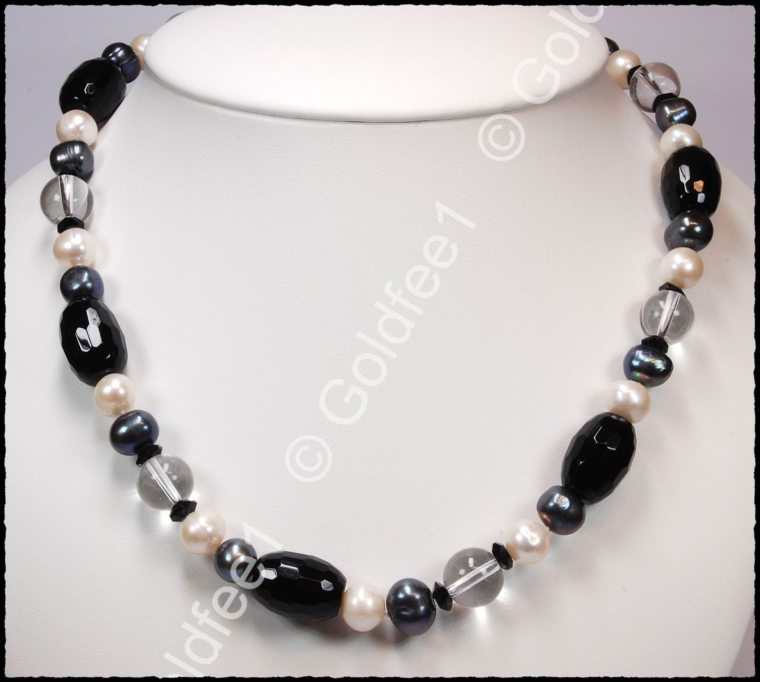 Catenine: Achat Kette (Onyx) ca. 48cm – Nuovo e nell'imballaggio originale da Oberglatt ZH venduto da Goldfee1 3
