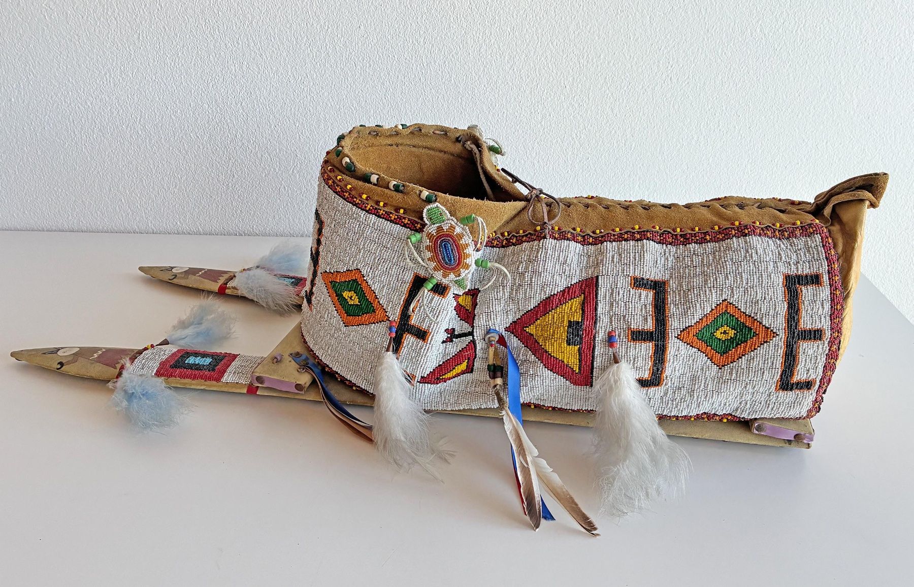 Bauch- & Rückentragen: Cheyenne Cradleboard / Kindertrage 1992 – Gebraucht aus Bäretswil von robsonantik 7