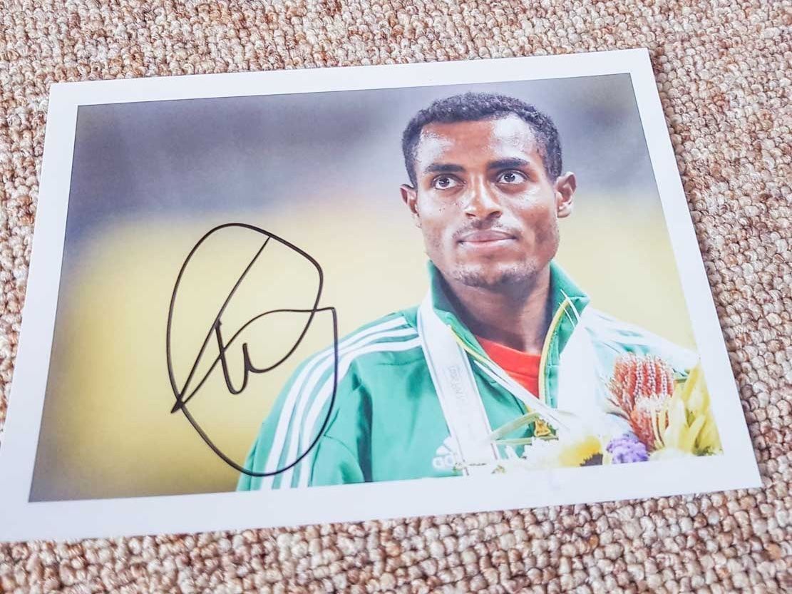 Autografi: Kenenisa Bekele - Autogramm Sport – Usato da Kaisten venduto da Simpsons4