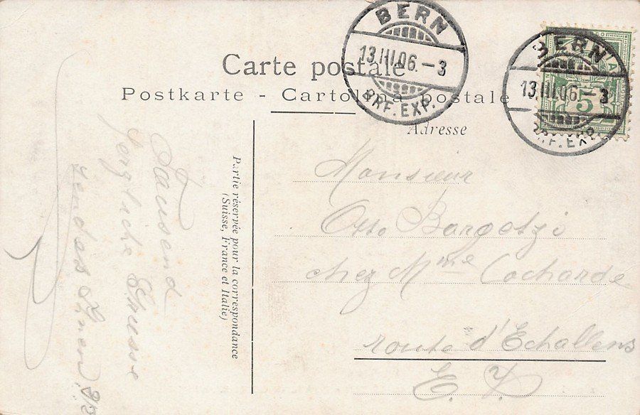 Cartoline postali: Château de Chillon, circulée 1906 – Usato da Frauenfeld venduto da POML 1
