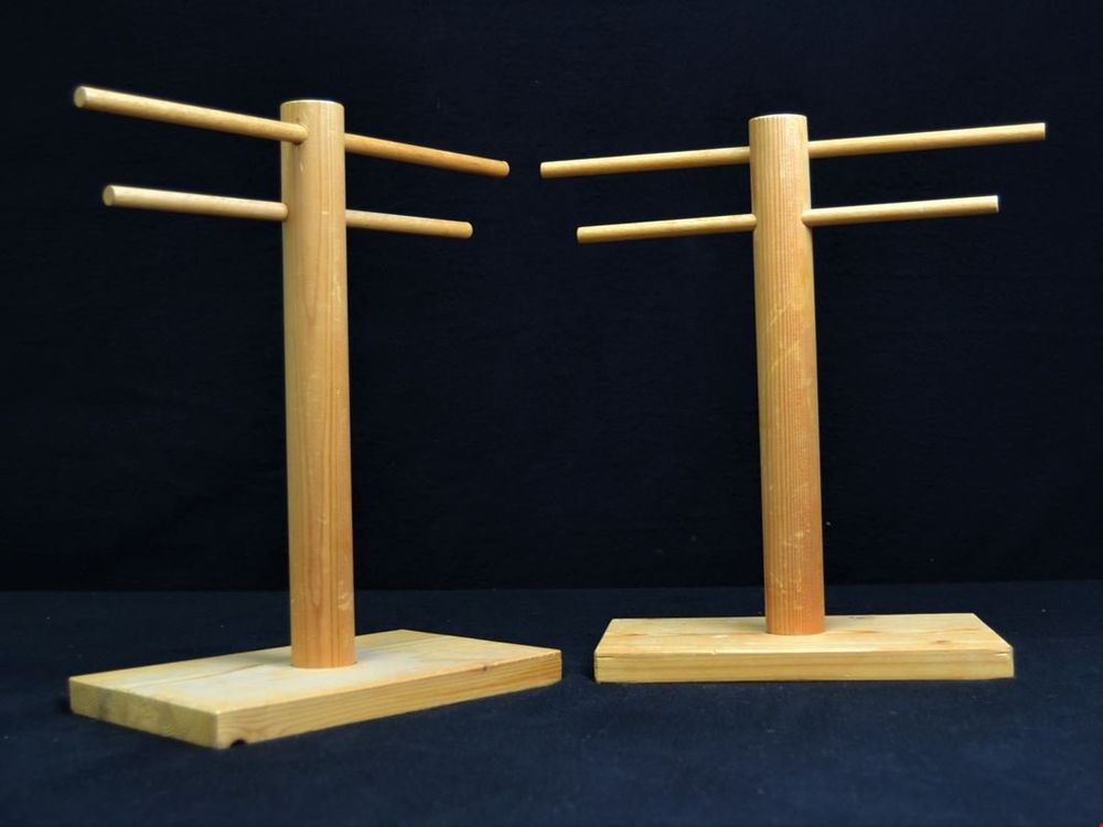 Schlüsselablage Mit 3 Ebenen Aus Holz - Für Schmuck, Schlüssel, Deko 20x20x18,7cm